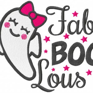 Fab boo lous embroidery design