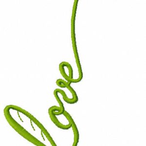 Favorite chamomile love embroidery design