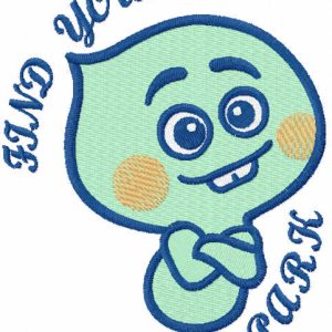 Find you Spark embroidery design