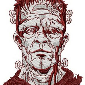 Frankenstein embroidery design
