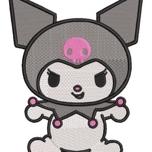 Funny kuromi embroidery design