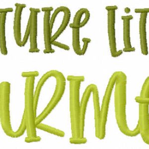 Future farmer words embroidery design