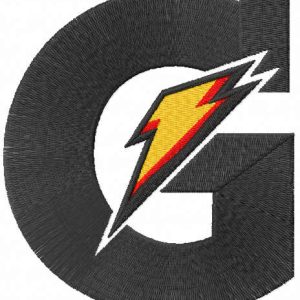 Gatorade logo embroidery design