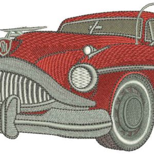 General Motors vintage Buick embroidery design