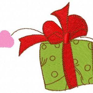 Gift for St. Valentine's Day embroidery design