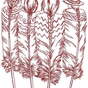 Gone with the wind one colored embroidery design