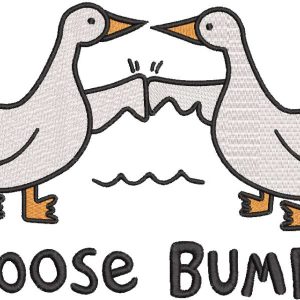 Goose Bump embroidery design