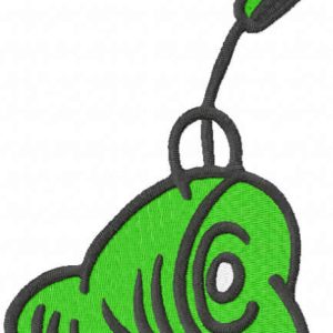 Green ham embroidery design