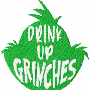 Grinches embroidery design