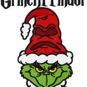 Grinchffindor embroidery design