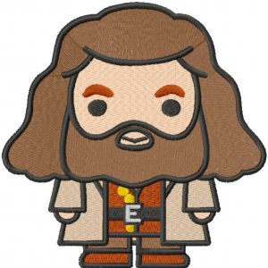Hagrid embroidery design