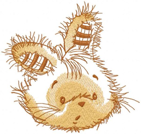 Happy Bunny muzzle 2 embroidery design