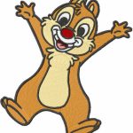 Happy Dale embroidery design
