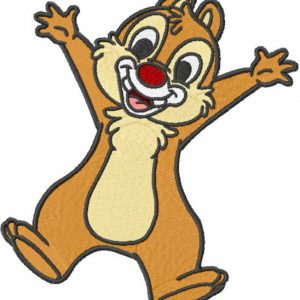Happy Dale embroidery design