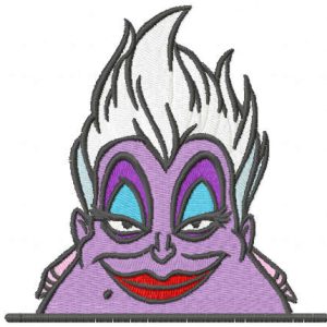 Happy Ursula embroidery design