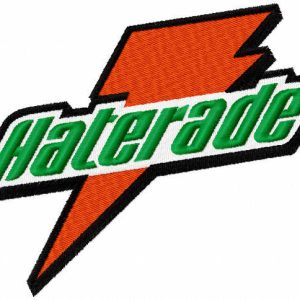 Haterade embroidery design