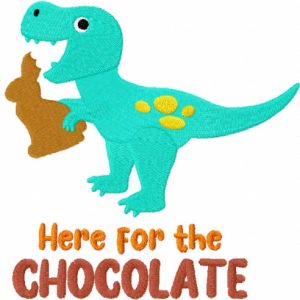 Here for the chocolate embroidery design