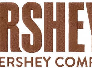 Hershey logo embroidery design