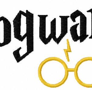 Hogwarts embroidery design