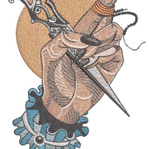 I am the master of scissors embroidery design