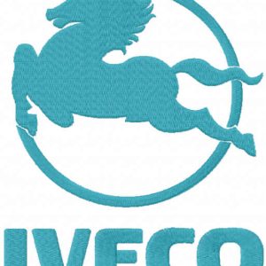 Iveco full logo embroidery design