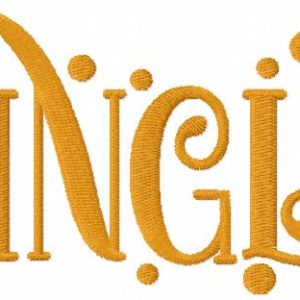 Jingle embroidery design