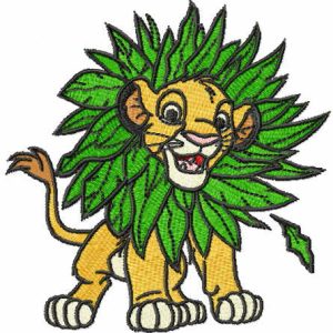 Jungle game embroidery design