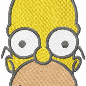 Just Homer embroidery design