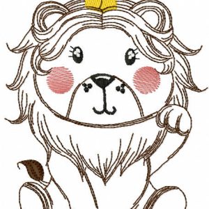 Just lion king embroidery design