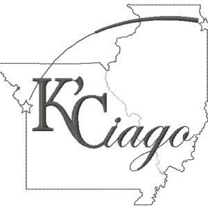 KaCiago logo embroidery design