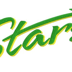 Kearney Catholic Stars logo embroidery design