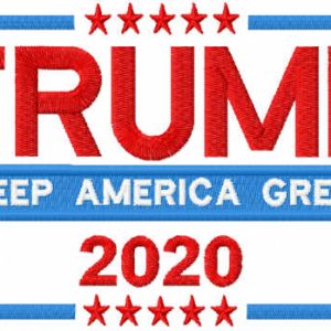 Keep America Great embroidery design