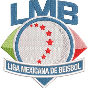 Liga Mexicana de Beisbol logo embroidery design