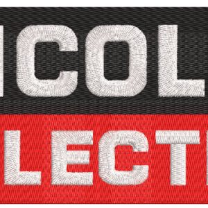 Lincoln electric logo embroidery design