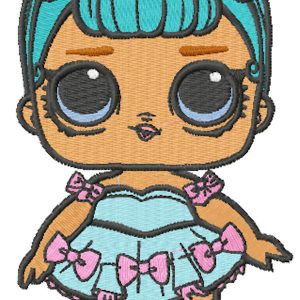 Lol Doll embroidery design