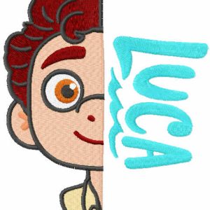 Luca hero embroidery design