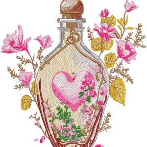 Magical Elixir of Love embroidery design