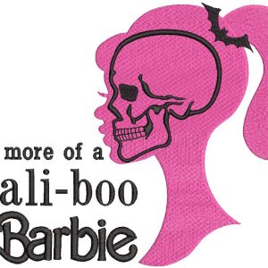 Mali-boo Barbie embroidery design