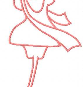 Mannequin embroidery design
