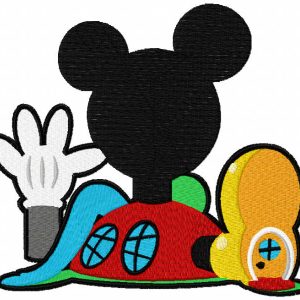 Mickey Mouse Clubhouse modern embroidery design