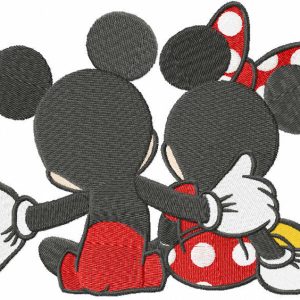 Mickey all for you embroidery design