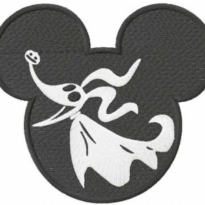 Mickey Mouse Zero embroidery design