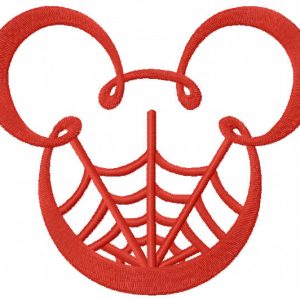 Mickey mouse net embroidery design