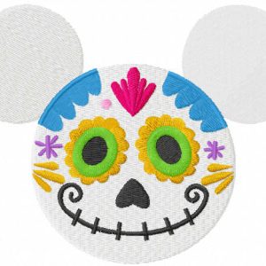 Mickey coco embroidery design