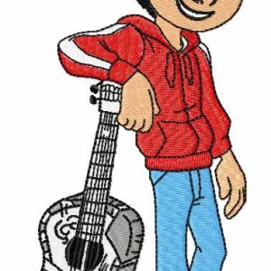 Miguel embroidery design