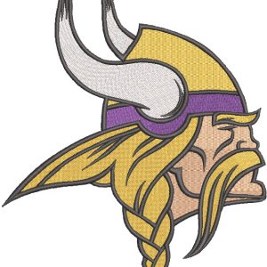 Minnesota Vikings Logo embroidery design