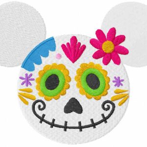 Minnie coco embroidery design