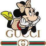 Minnie gucci embroidery design