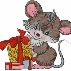My Christmas gift embroidery design