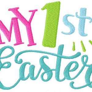 My first Easter embroidery design